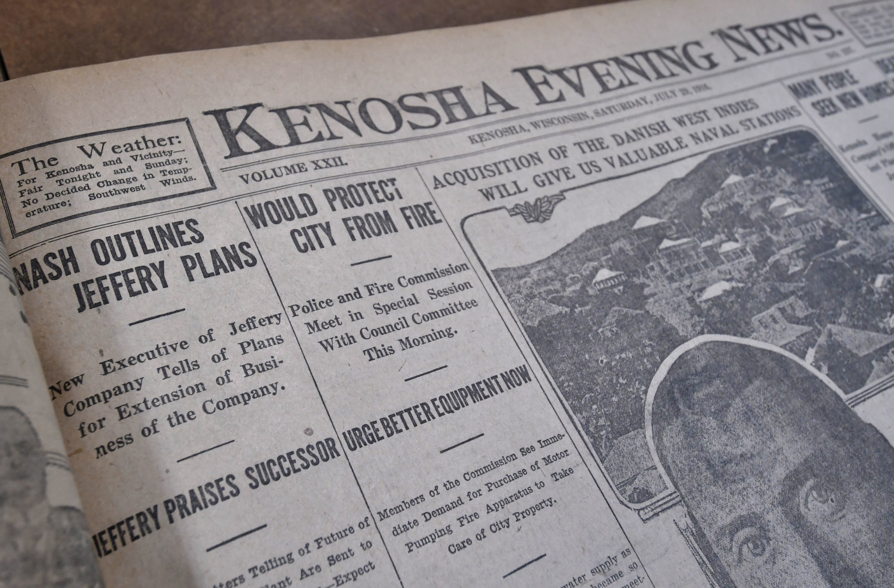 HISTORIC FRONT PAGE